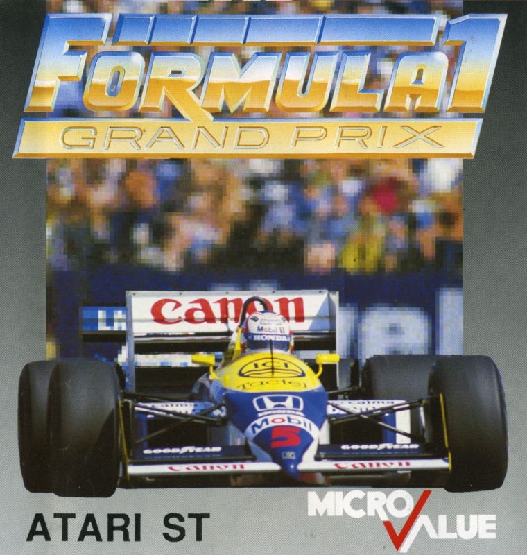 Formula 1 Grand Prix box art for Atari ST